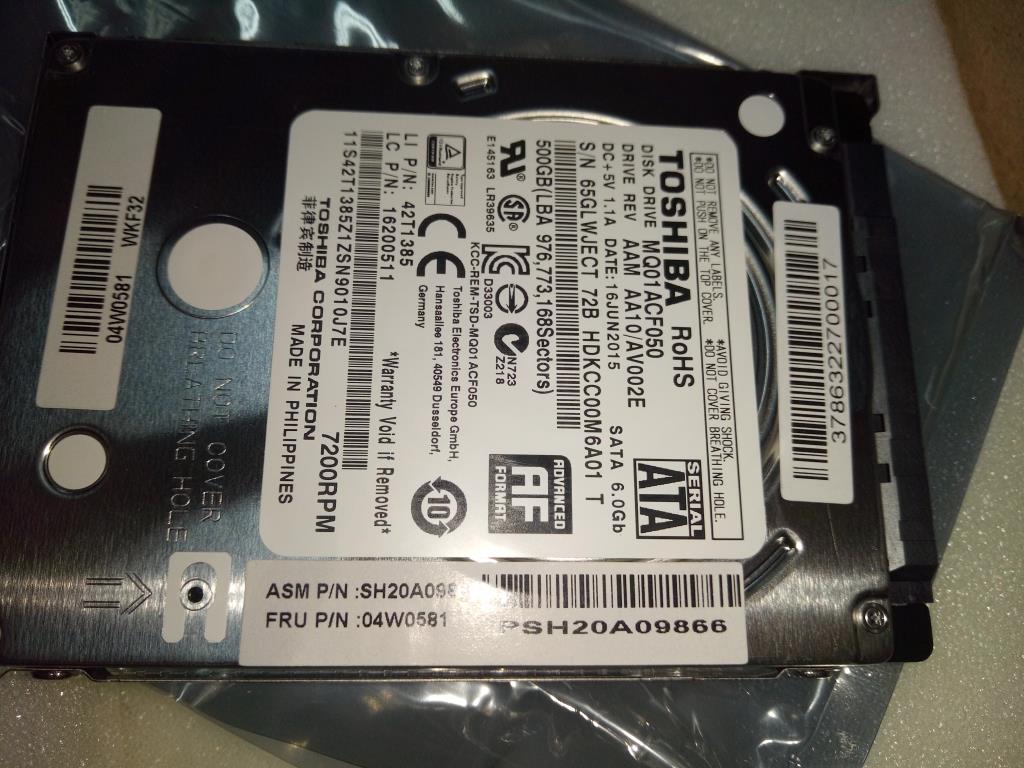 Lenovo Hd Hard Drives - 04W0581