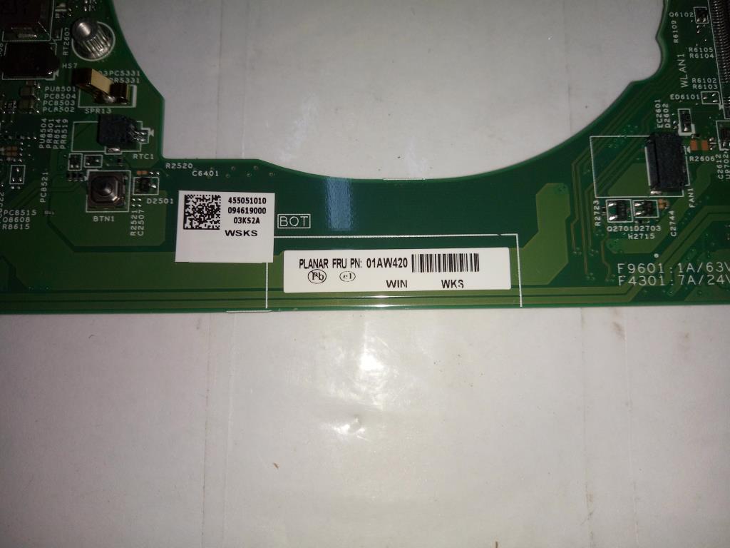 Lenovo Pl System Boards - 01AW420