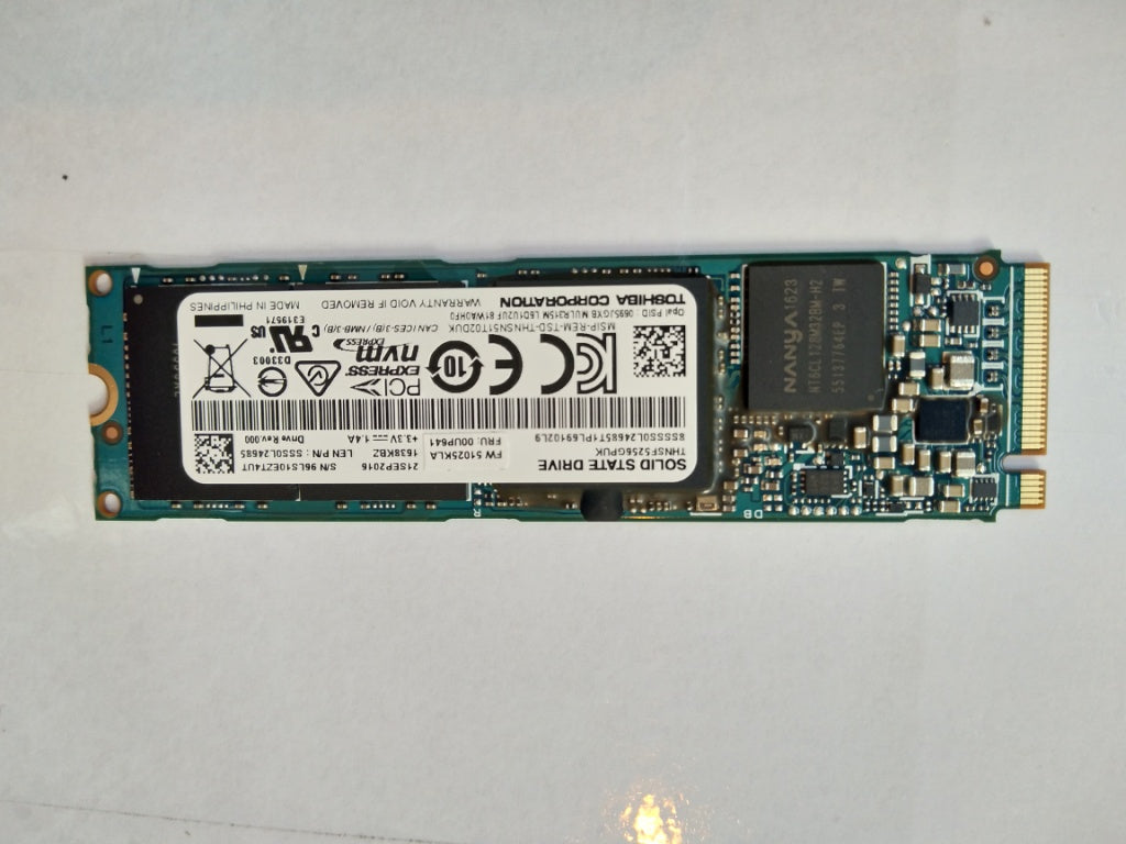 Lenovo (00UP682) 256GB SSD, M.2 2280, PCIe 3x4, OPAL, WD