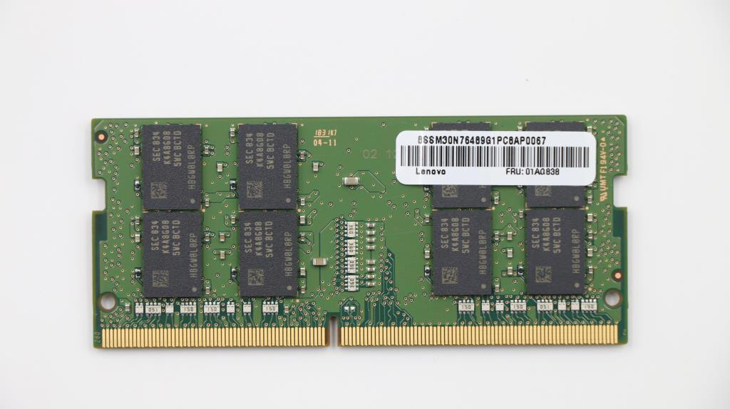Lenovo 16Gb Ddr4 2666 Sodimmsamsung - 01AG838