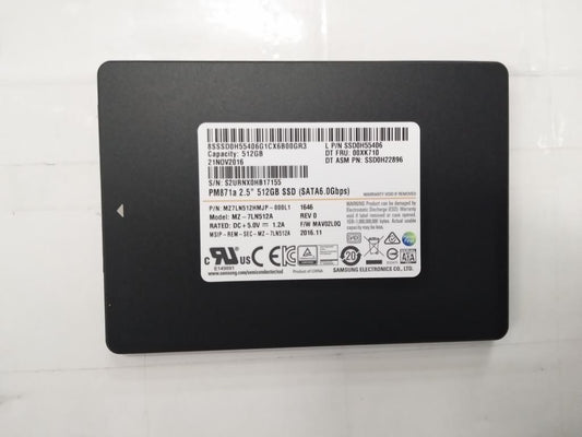 Lenovo 00XK710 Ssd Asm 512G,2.5-Inch ,7Mm,Sat