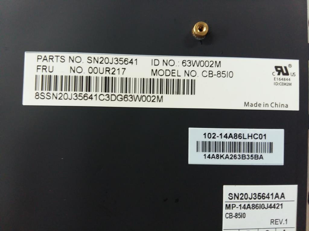 Lenovo Nbkyb Carling Kbd,It,Cny - 00UR217