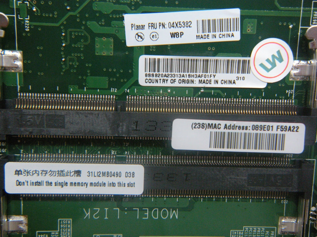 Lenovo Pl System Boards - 04X5382