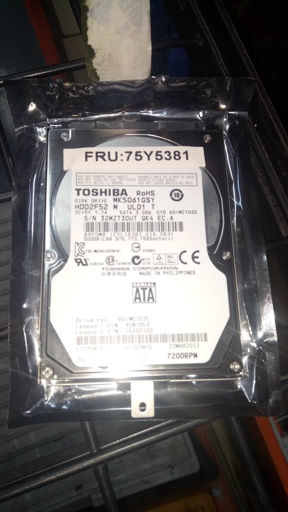 Lenovo Hard Drives - 75Y5381