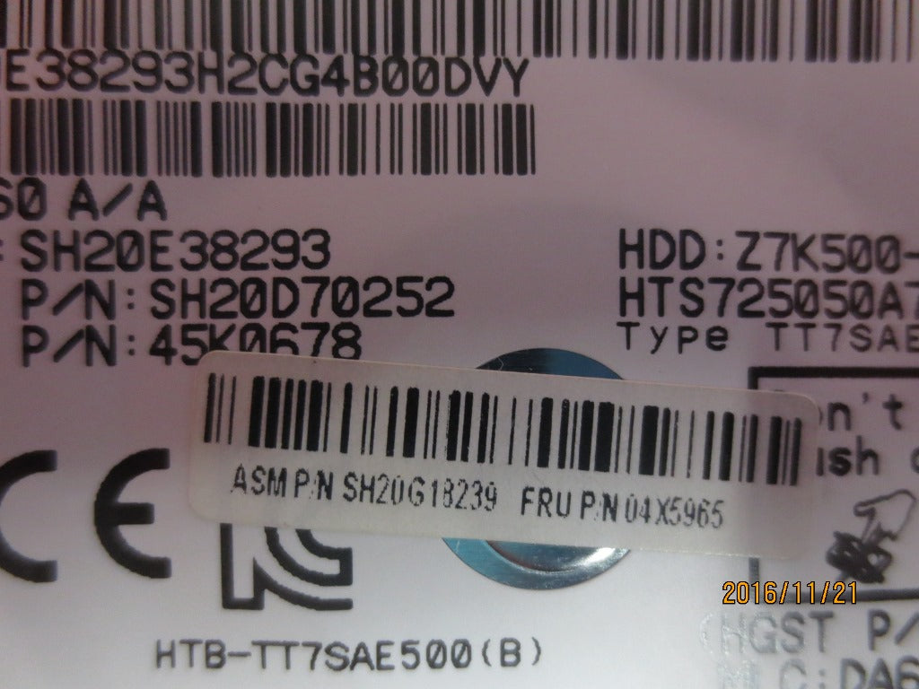 Lenovo Hd Hard Drives - 04X5965
