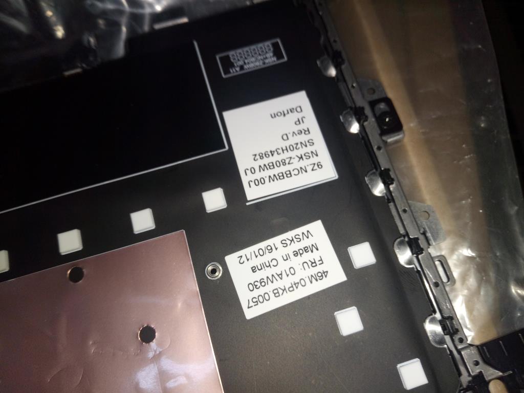 Lenovo Ma Mechanical Assemblies - 01AW930