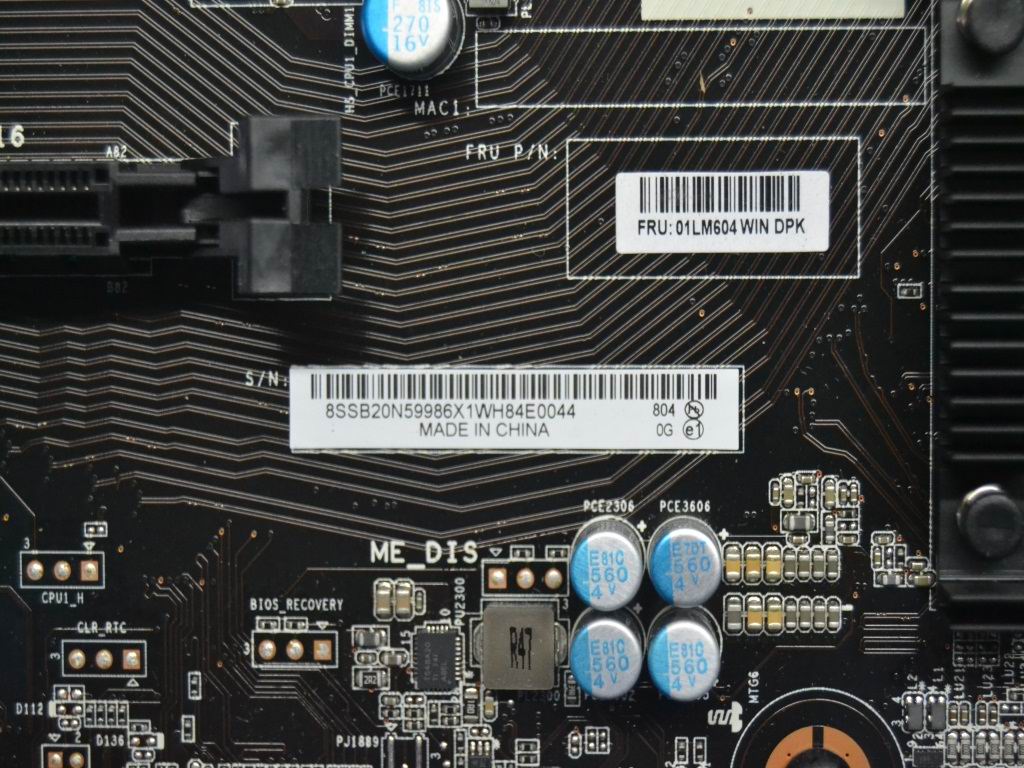 Lenovo System Board Planar Motherboar - 01LM604
