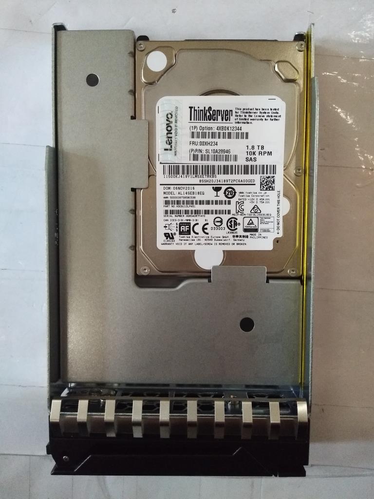 Lenovo Hdd Asm Hs 1.8Tb Sas 10K, 12Gb - 00XH234