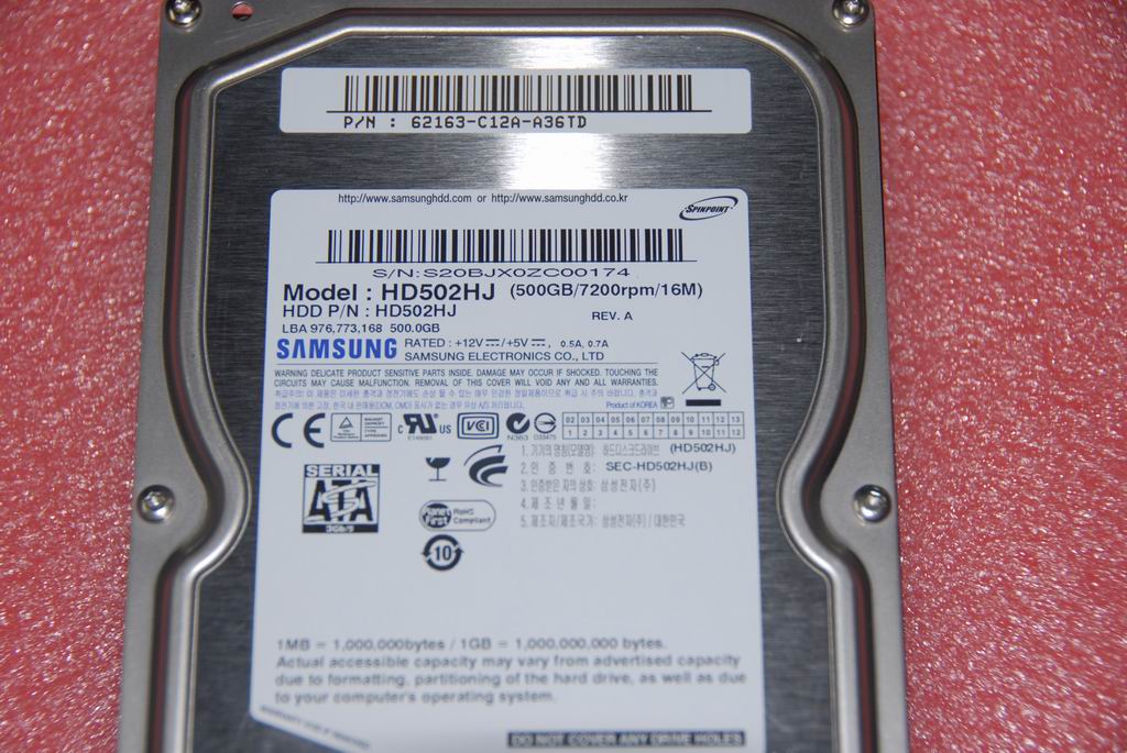 Lenovo 16004414 Hdd Samsung F3 Hd502Hj 500G Lh