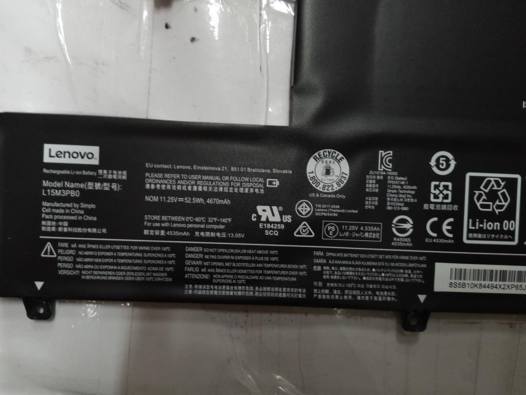 Lenovo 5B10K84494 Ba Rechargeable Batteries