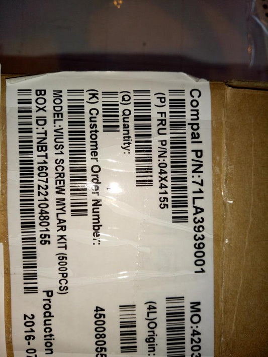 Lenovo Ks Kits Screws And Labels - 04X4155