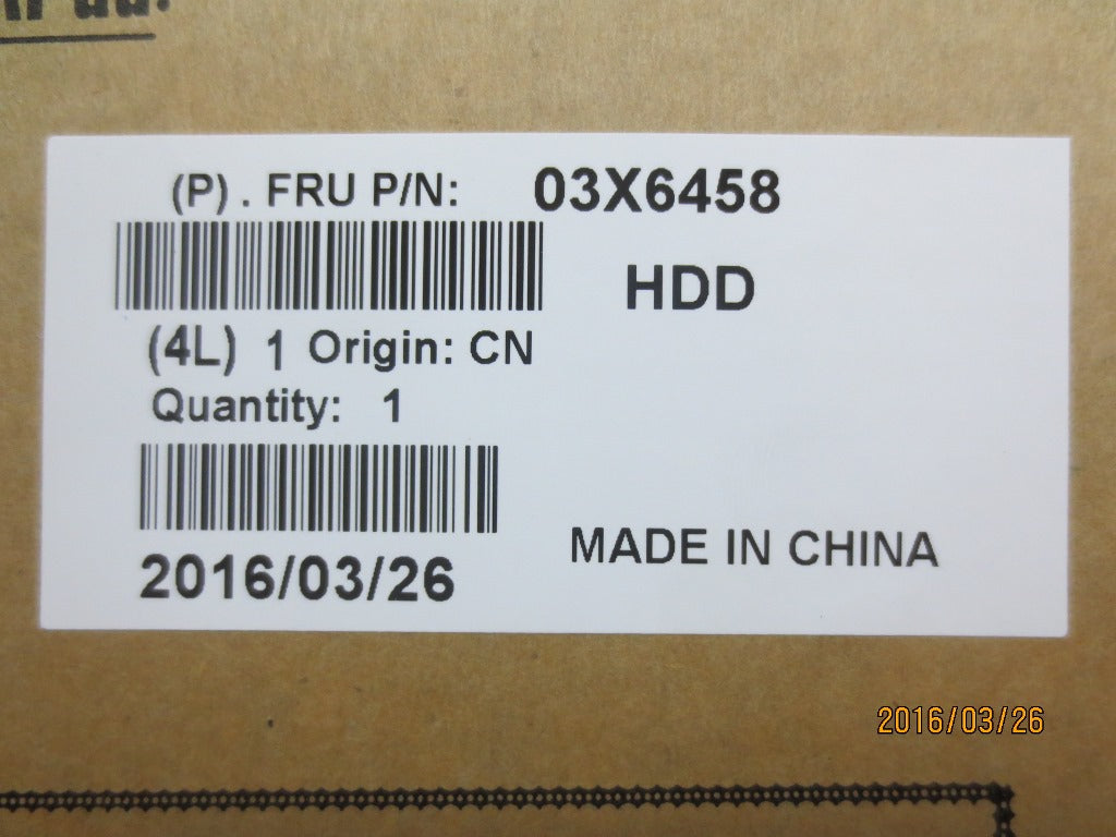 Lenovo Hard Drives - 03X6458