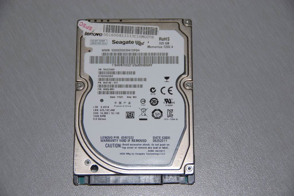 Lenovo 16004533 Hdd Seagate St9320423As 7200Rp