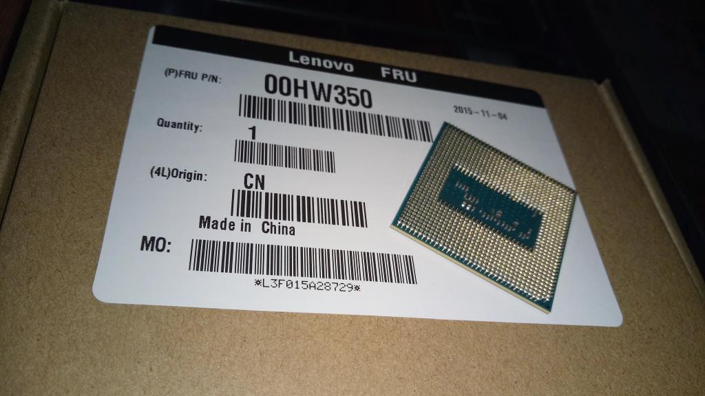 Lenovo Pu Processors - 00HW350