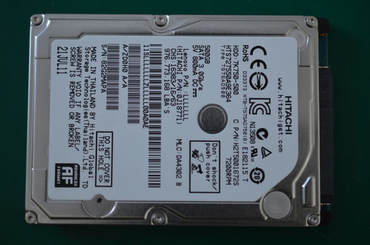 Lenovo 16200058 Hdd 500G 5400Rpm Hitachi Hts72