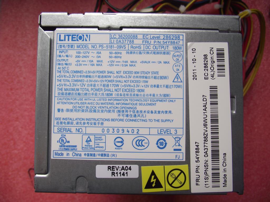 Lenovo Ada Ps518109Vsrohs Liteon Ww P - 36200088