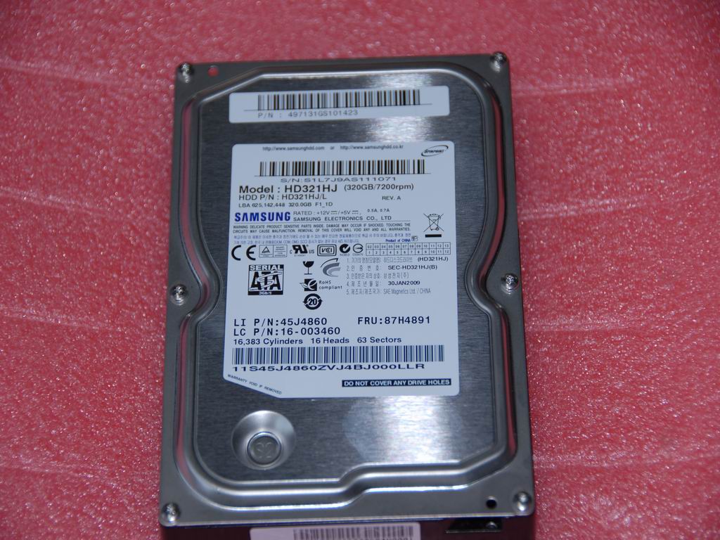 Lenovo 16003460 Hdd Sata2 320G Samsung Hd321Hj