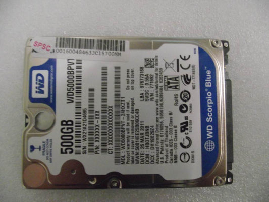 Lenovo 16004846 Hdd Wd Wd5000Bpvt-24Hxzt1 5400