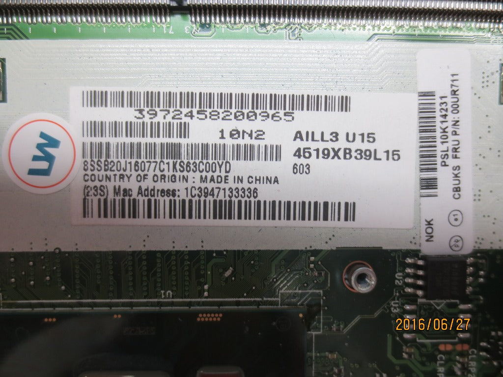 Lenovo Pl System Boards - 00UR711