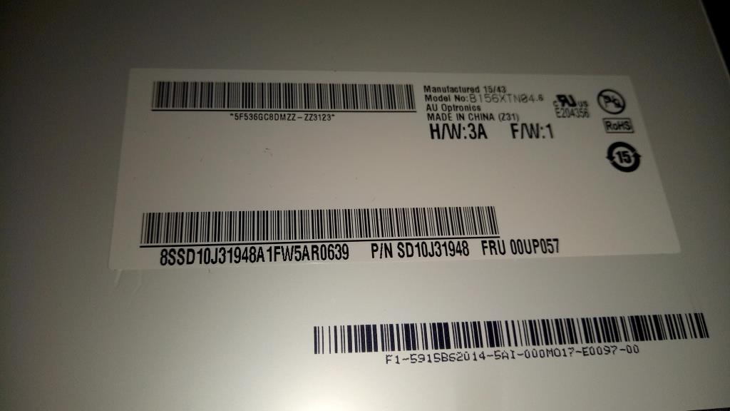 Lenovo Lp Lcd Panels - 00UP057