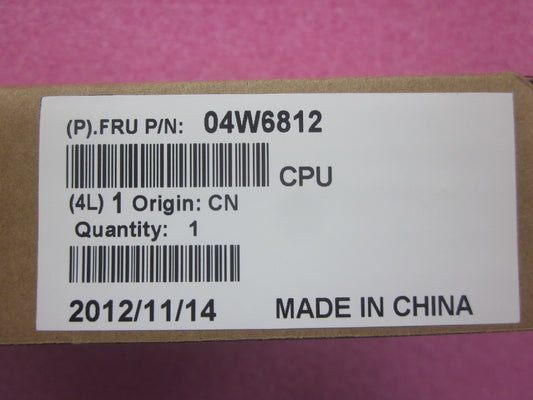 Lenovo Pu Processors - 04W6812