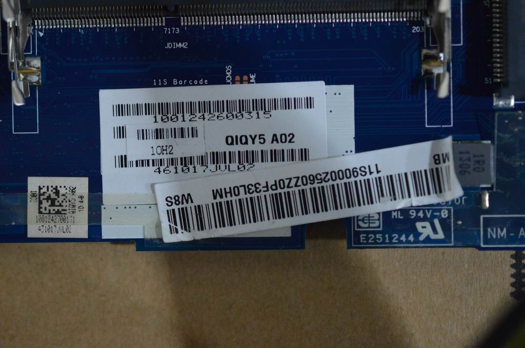 Lenovo Mainboard Qiqy5 W8S 2G45W W/Bt - 90002560