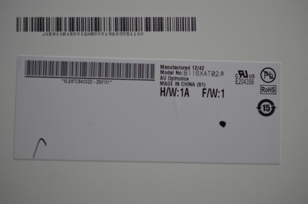 Lenovo Auo B116Xat02.0 1A Hd G W Led1 - 18200774