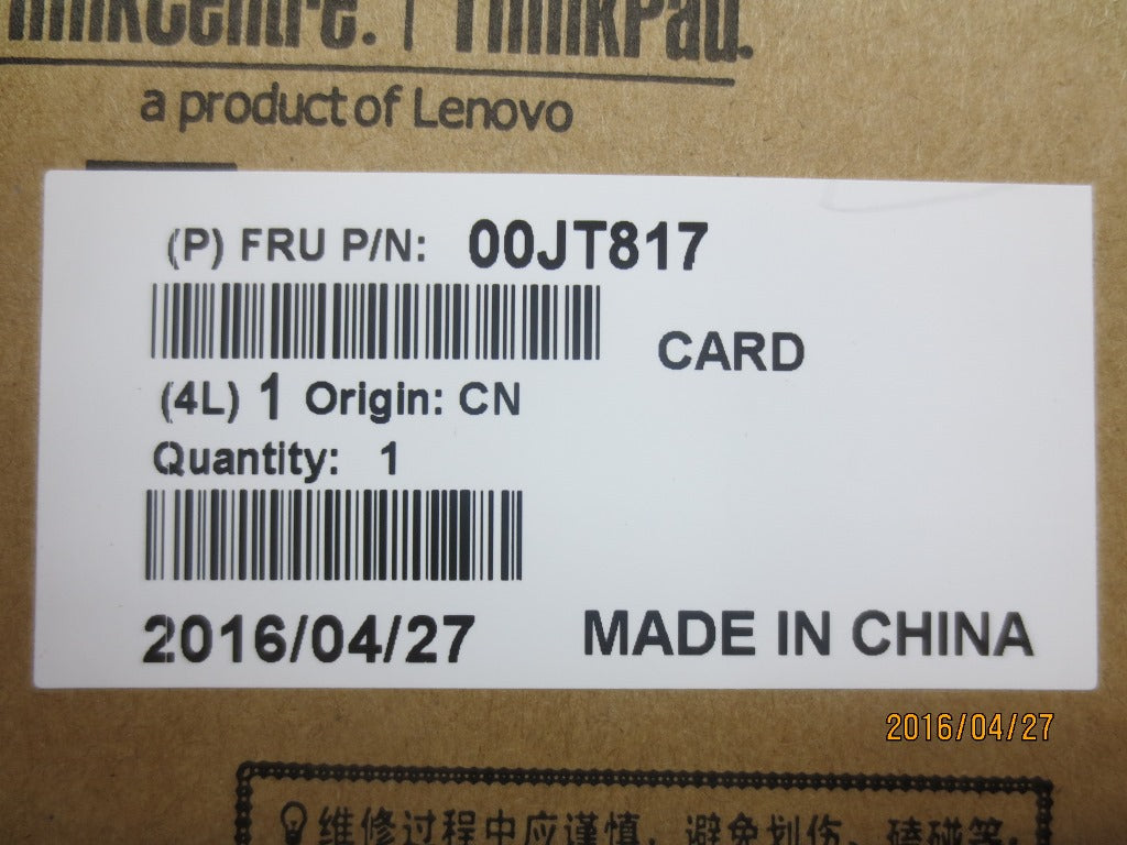 Lenovo Ci Cards Misc Internal - 00JT817