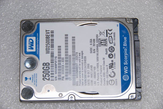 Lenovo 16003731 Hdd 250G Wd Wd2500Bevt-22Zct0