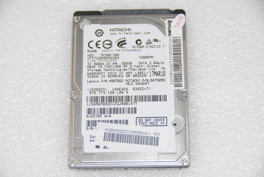 Lenovo 16004531 Hdd 500G Hitac Hts725050A9A364