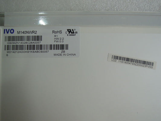 Lenovo 18004793 Lcd Ivo M140Nwr2 R1 Hd G W Led