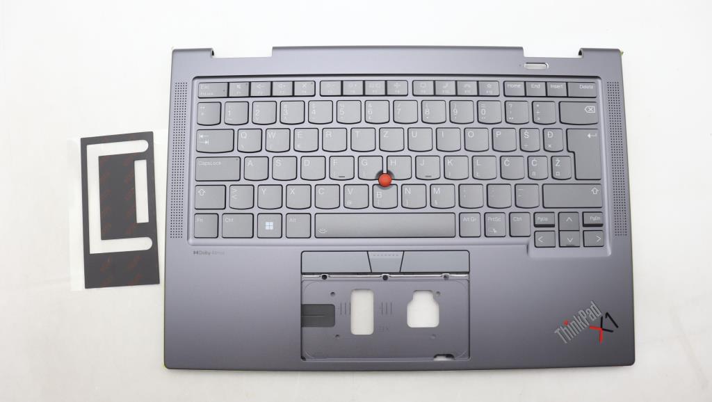 Lenovo Mech_Asm Bl Kb Gy Fpr Slv Srx - 5M11H62323