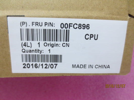 Lenovo Pu Processors - 00FC896
