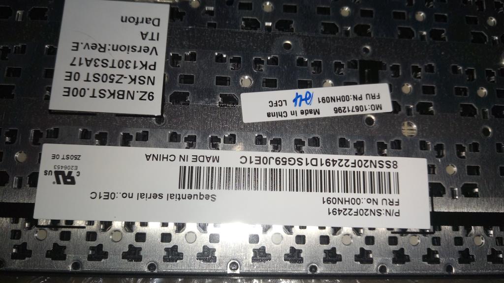 Lenovo Ki Keyboards Internal - 00HN091