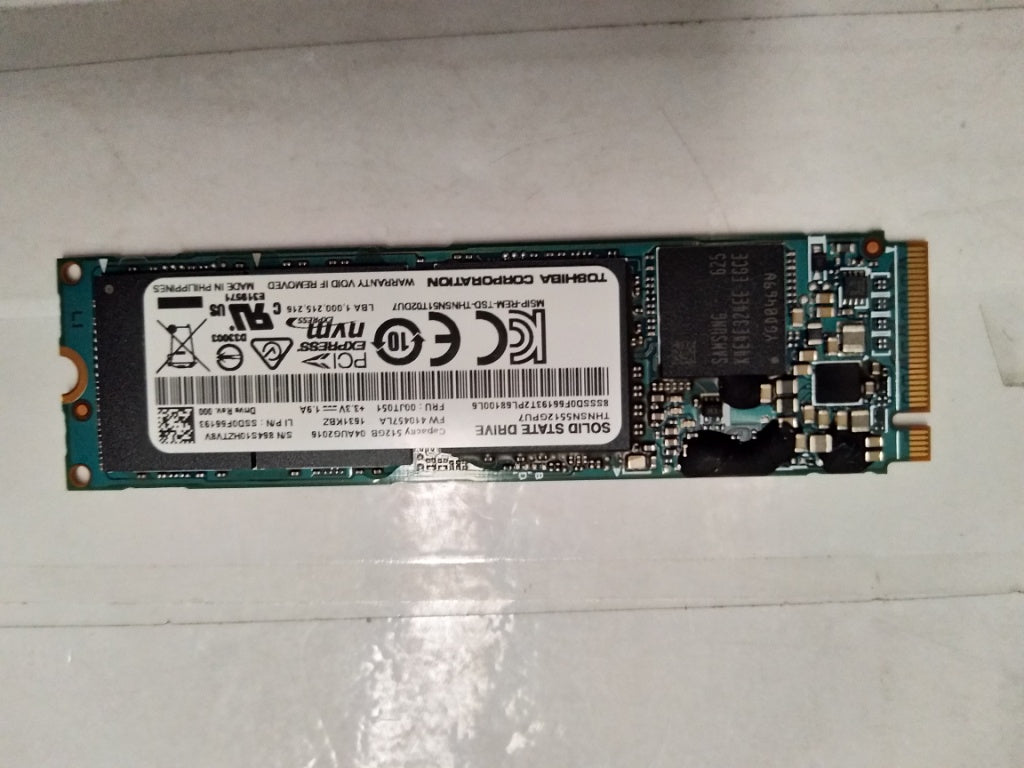 Lenovo Ssd Asm 512G,M.2,2280,Pcie3X4, - 00JT051