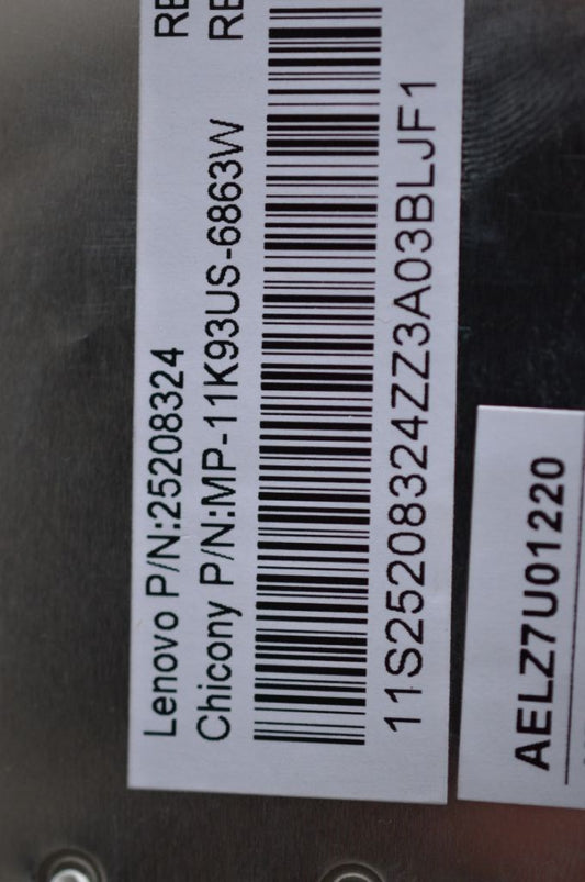 Lenovo Keyboard Ccy T3D1 Us84 Key Blk - 25208324