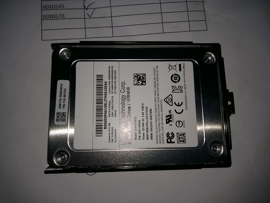 Lenovo 00JT070 Solid State Drive