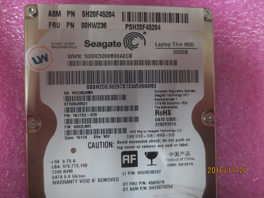 Lenovo Hdd - 00HW236