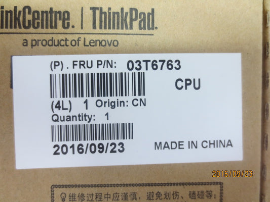 Lenovo Pu Processors - 03T6763