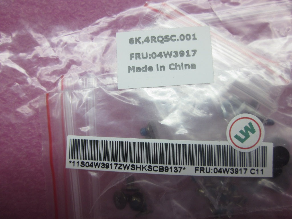 Lenovo 04W3917 Ks Kits Screws And Labels