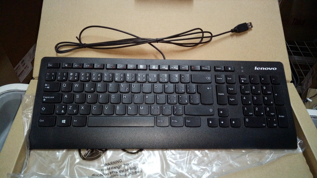 Lenovo 54Y9497 Keyboard Edge Kb New F5,Usb,Cz