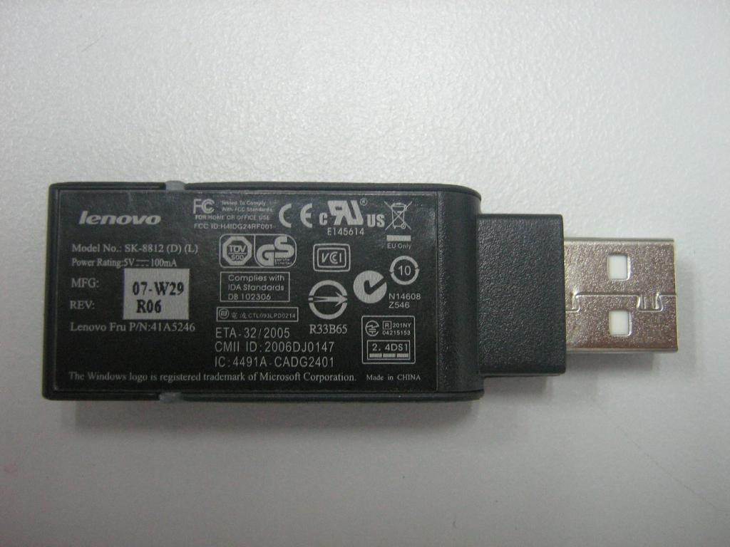 Lenovo 41A5246 Transceiver Dongle Rf Wireless