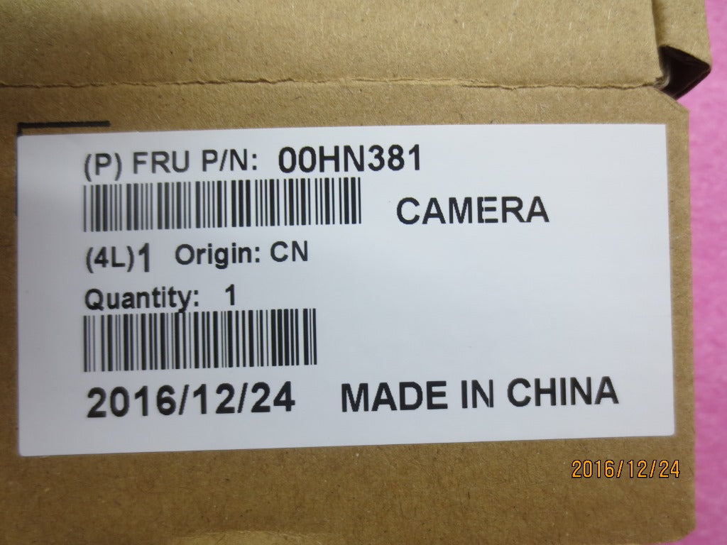 Lenovo Camera,720P,Front,Mic,Wtb,Chy - 00HN381