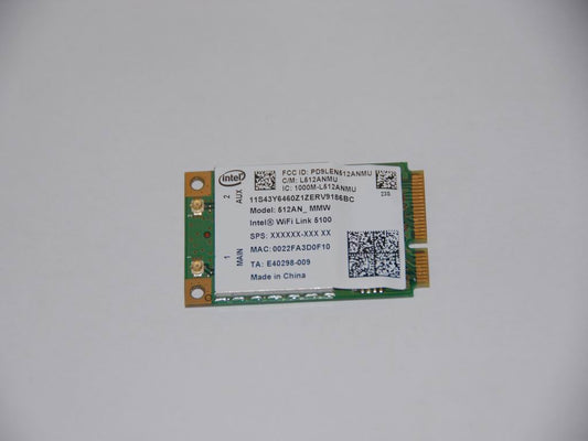 Lenovo 20002004 Wlan Intel 5100N Mow Rw M Pcie