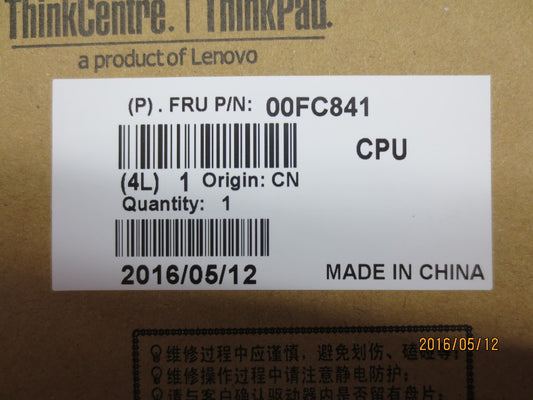 Lenovo Pu Processors - 00FC841
