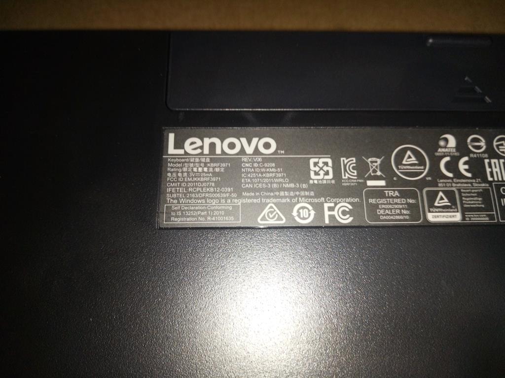Lenovo Kb Keyboards External - 00XH338