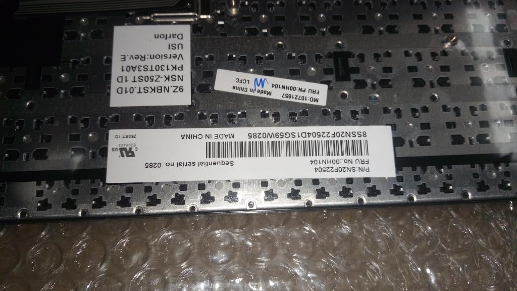 Lenovo Ki Keyboards Internal - 00HN104