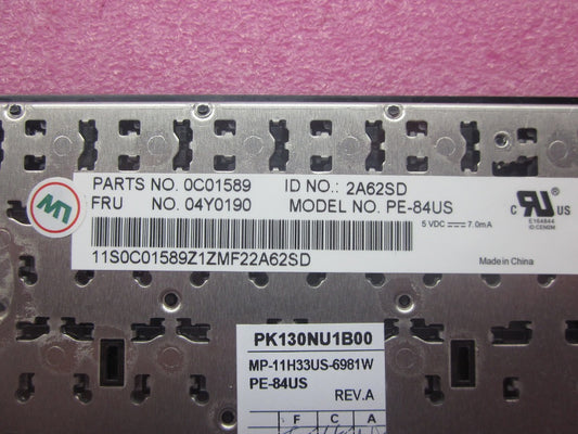 Lenovo Ki Keyboards Internal - 04Y0190