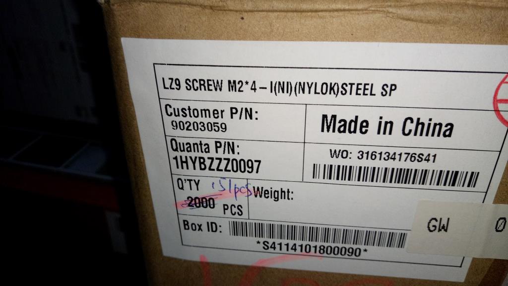 Lenovo Ks Kits Screws And Labels - 90203059