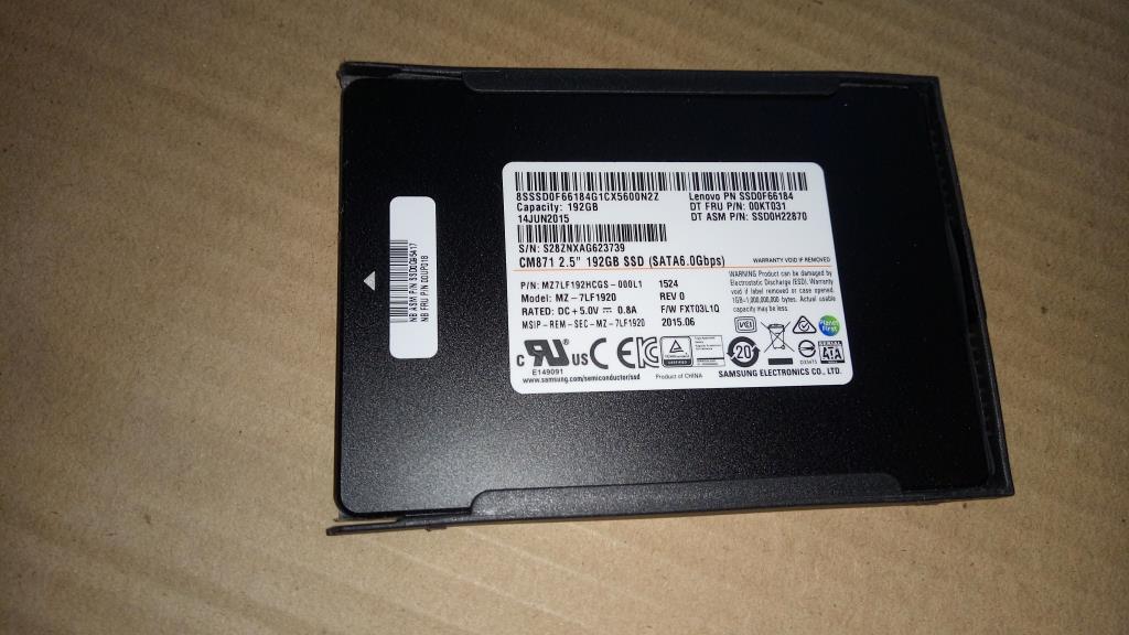 Lenovo Sd Solid State Drives - 00UP018
